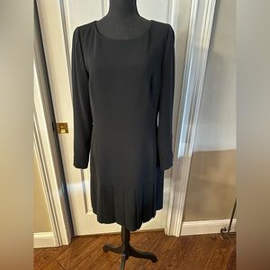 Ralph Lauren Black Dress Long Sleeve Lined size 10